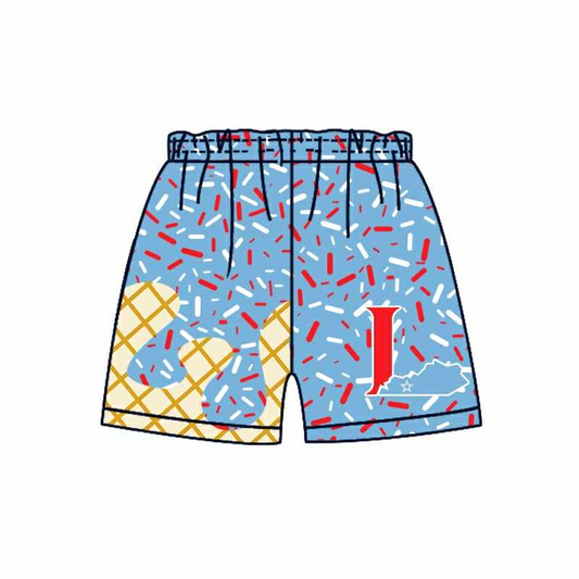 custom moq 3 milk silk ice football team boys shorts