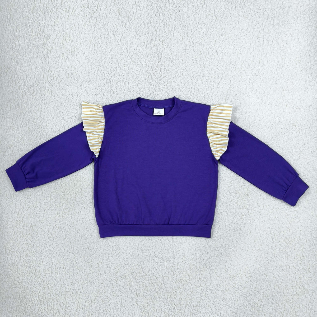 GT1846 Cotton Purple Long Sleeve Girls Top
