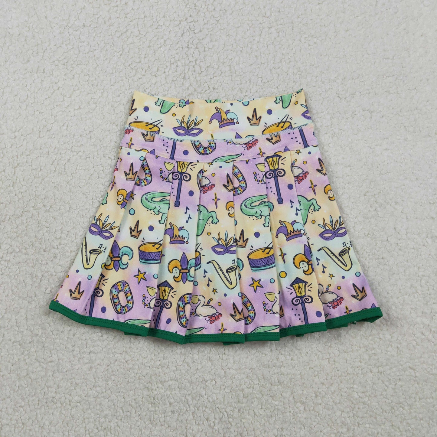 preorder GLK0163 Yoga Mardi Gras Skorts Girls Skirts