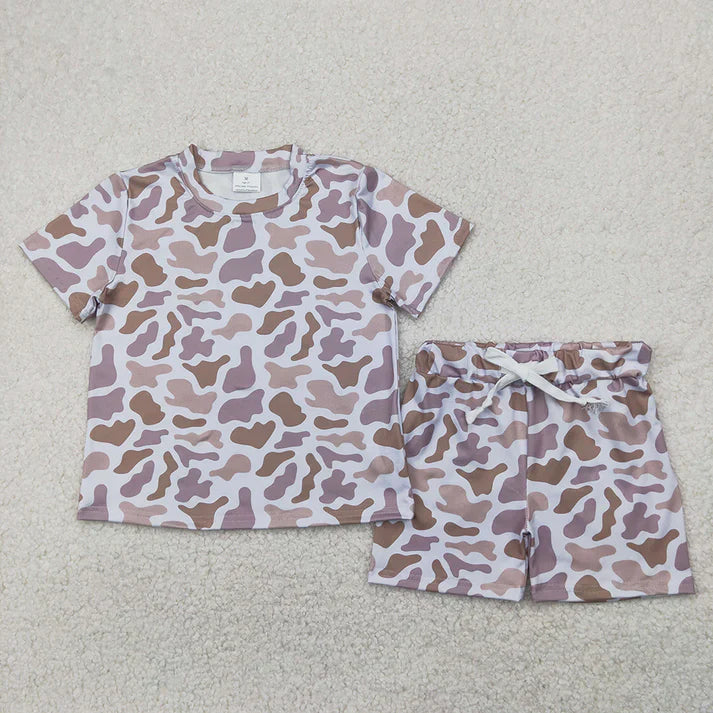 camo boys Summer set Sibling Clothes RTS