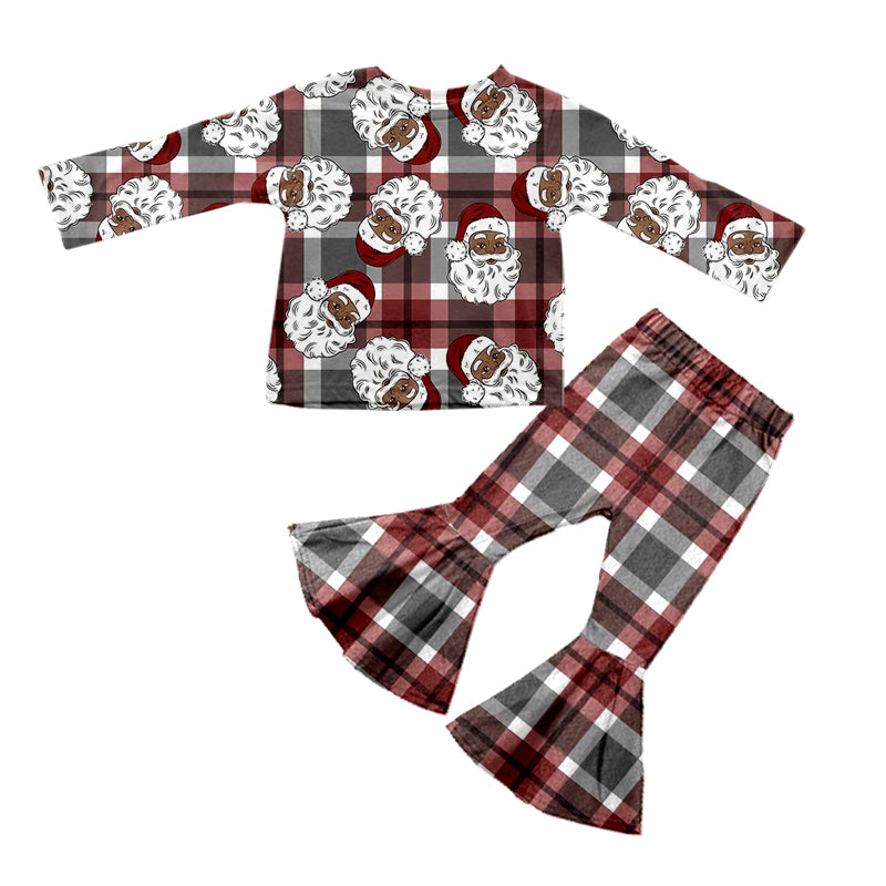 preorder GLP0779 Christmas Santa Claus long sleeve pants boys set