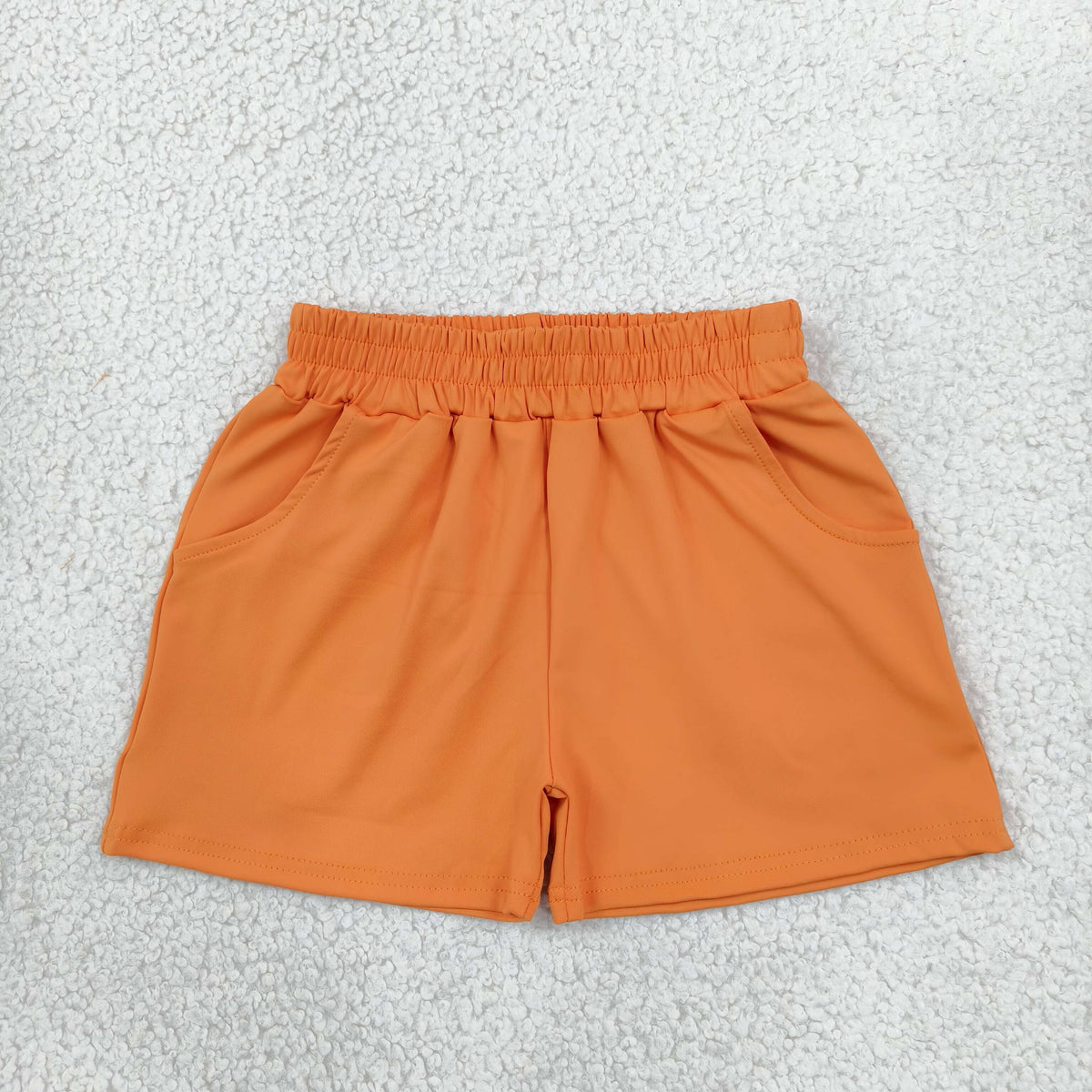 SS0980 Yoga Orange Girls Shorts