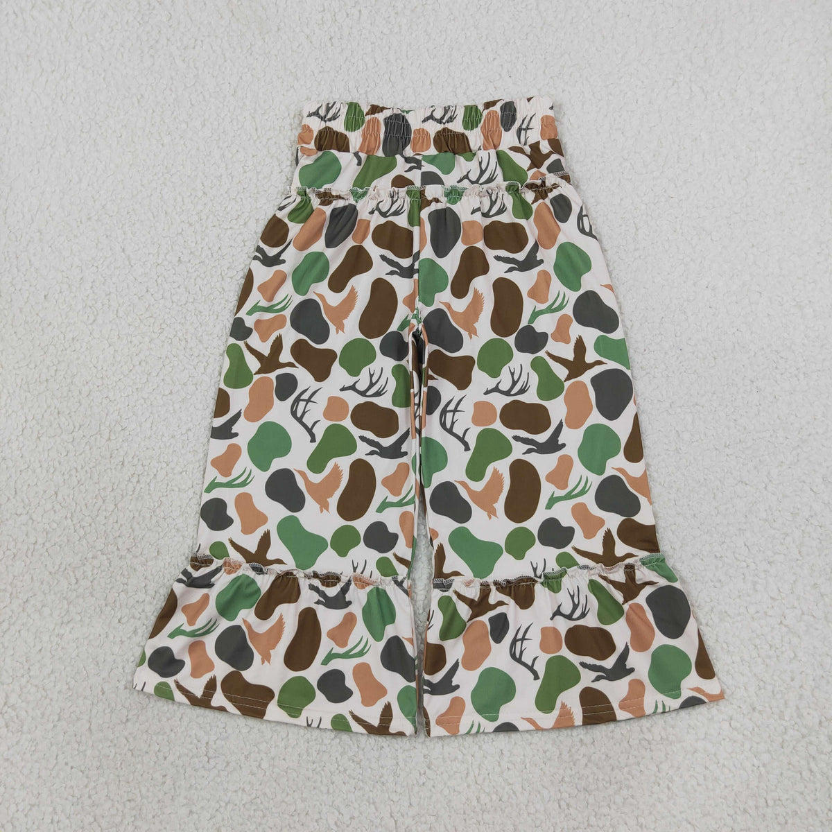 P1065 Hunting Camo Deer Girls Pants