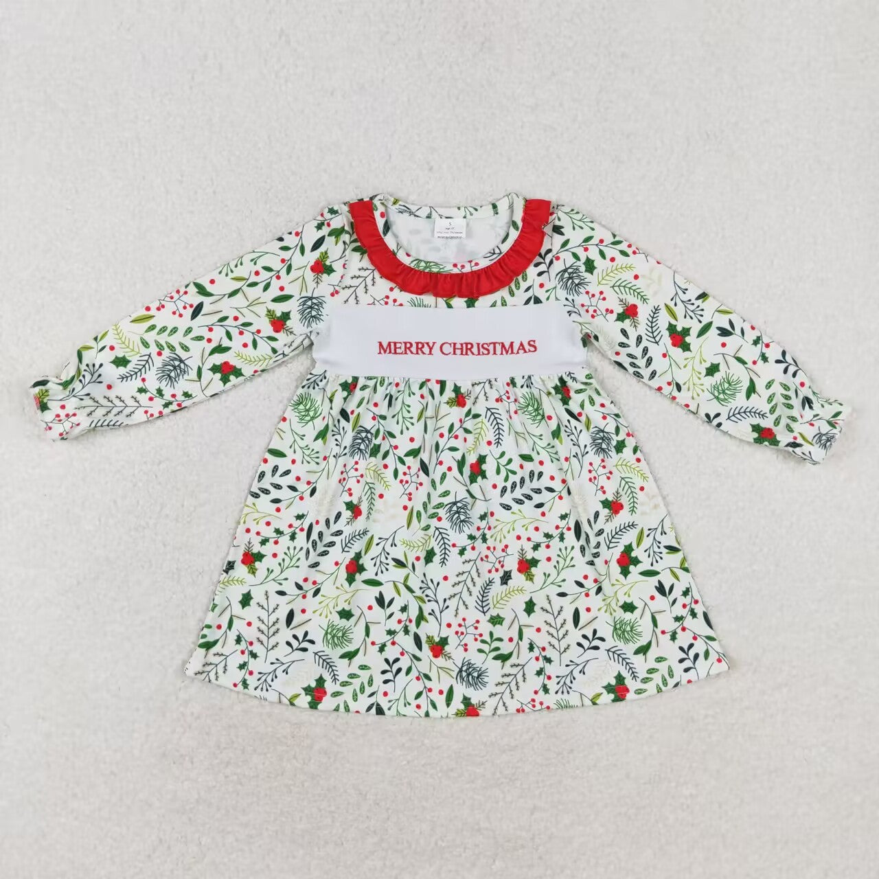 embroidery Merry Christmas RTS sibling clothes