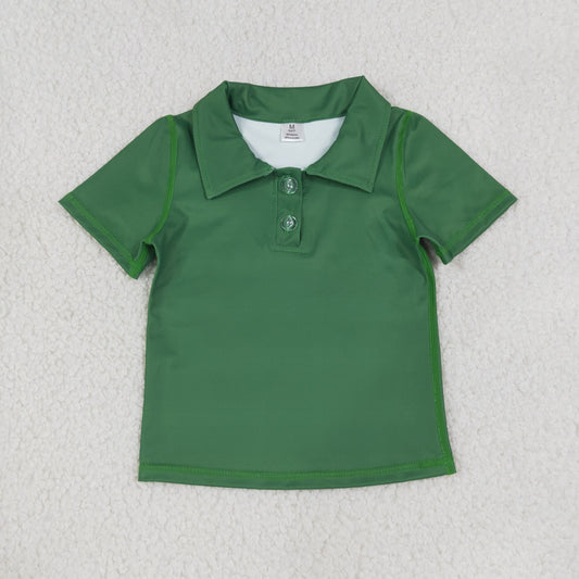 GT1727 Yoga Green Short Sleeve Girls Top