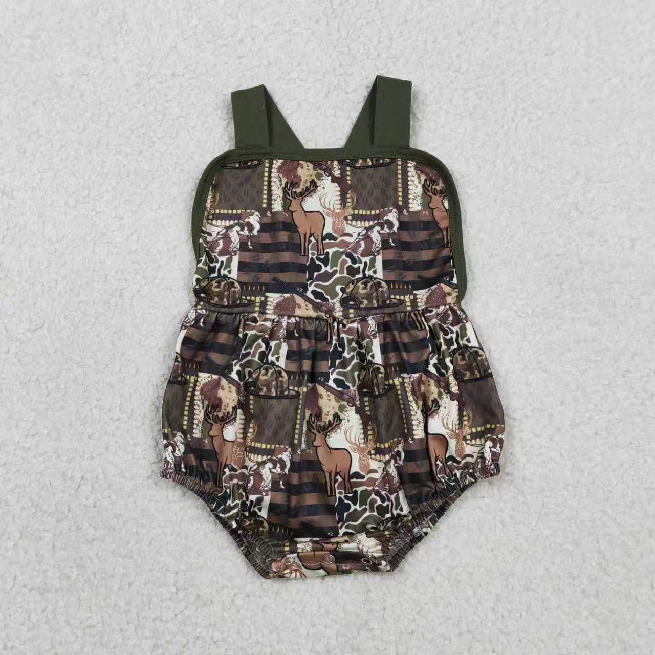 Hunting Camo Deer Boys Romper/Set RTS Sibling Clothes