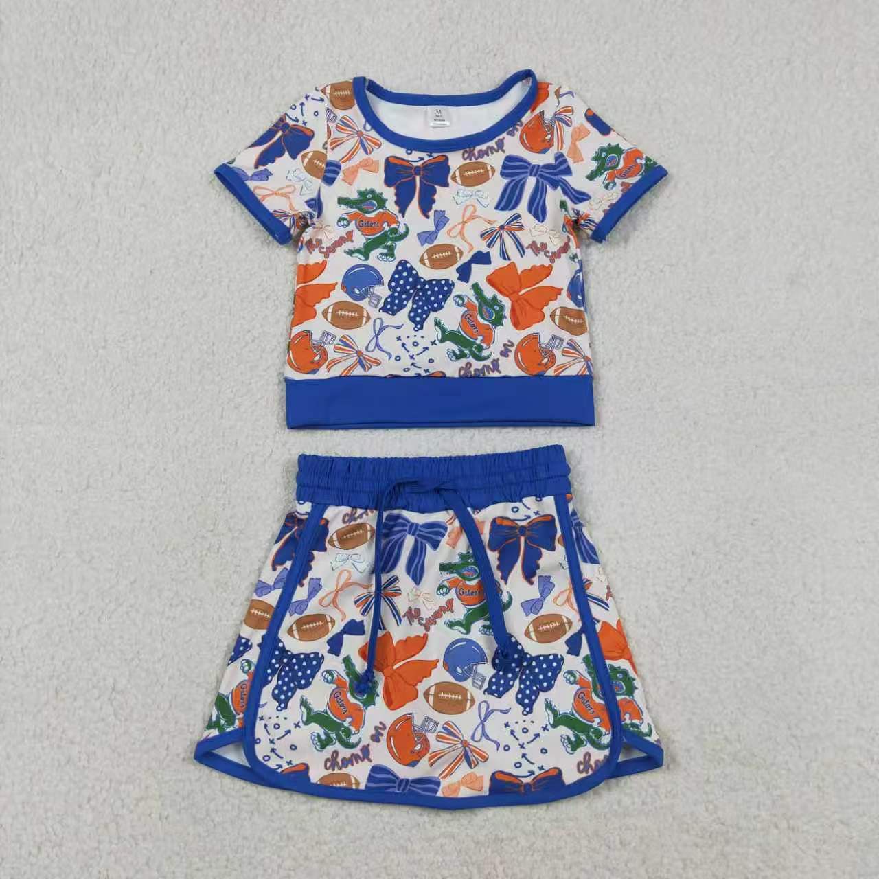 Yoga Item Bows Skorts Girls Set Sibling Clothes RTS