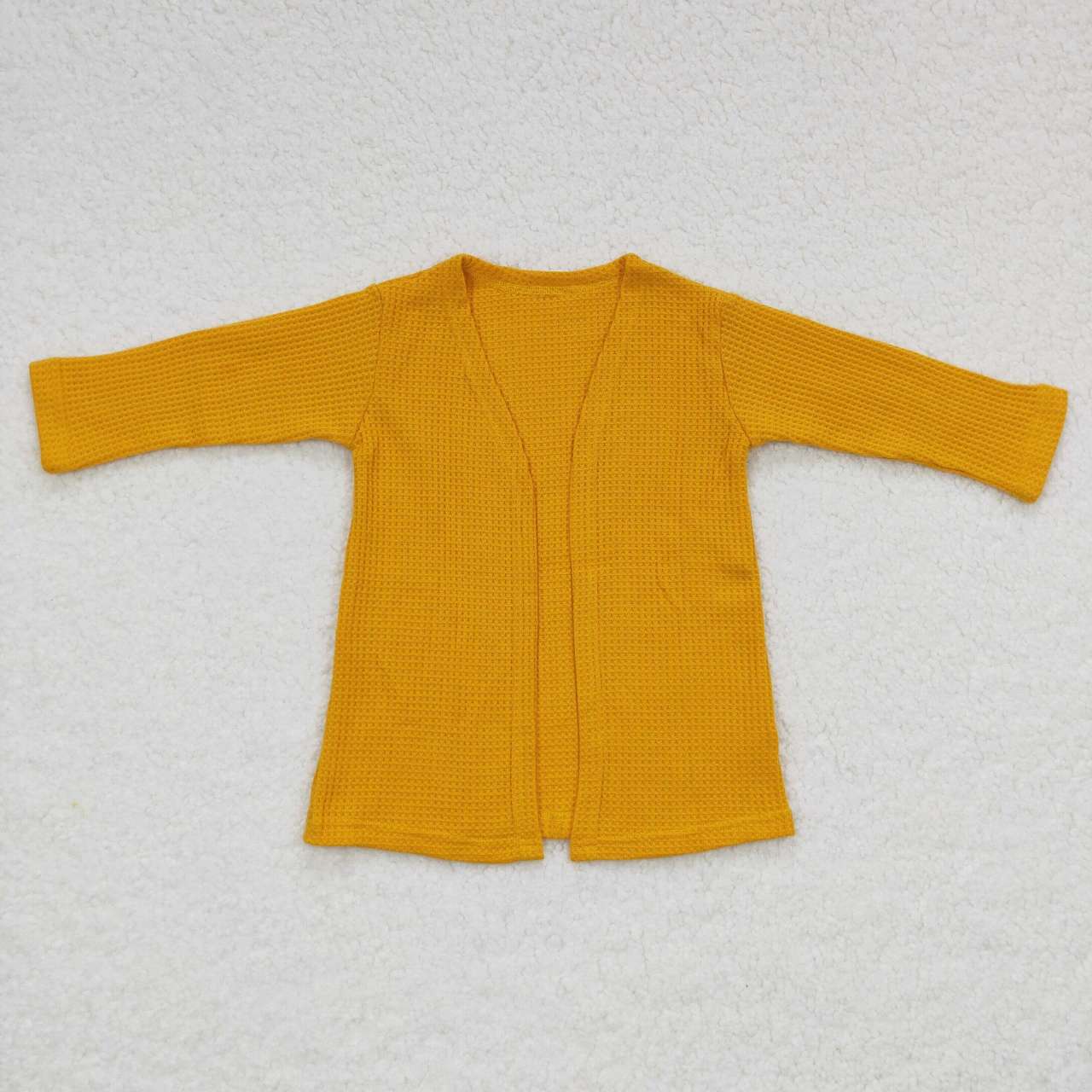 GT0246 Yellow Long Sleeve Kids cardigan