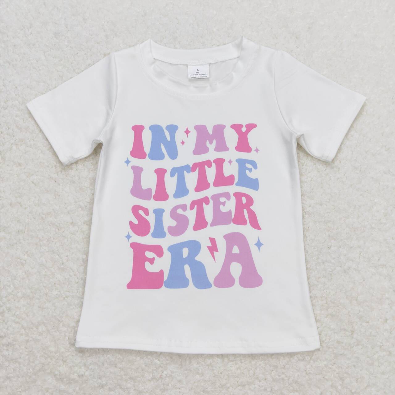 GT0507 in my little sister era short sleeve girls top