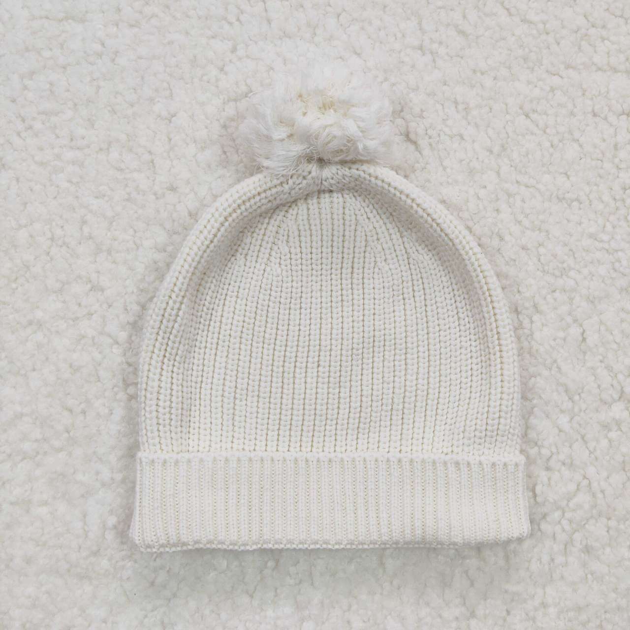 Knitter bobble hat