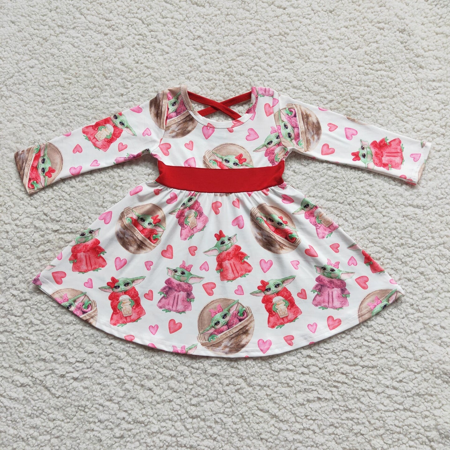 Valentine's Day Cartoon Cute Dress 6 A2-4