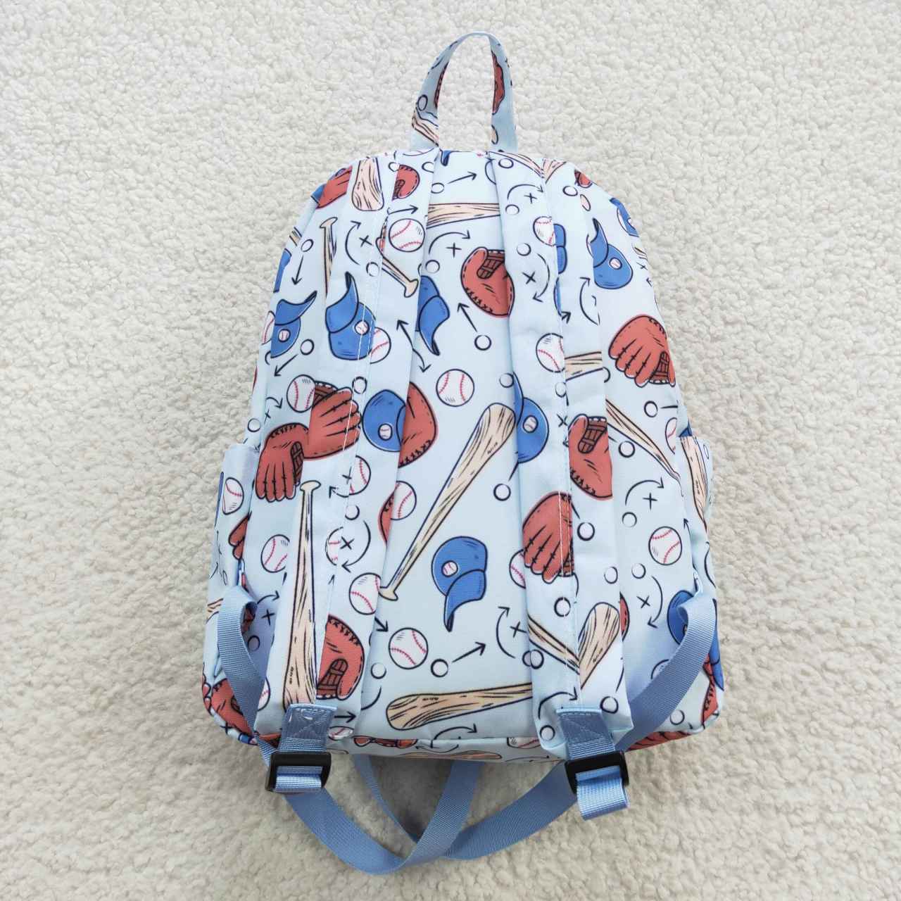 BA0075 Baseball glove blue kids bag