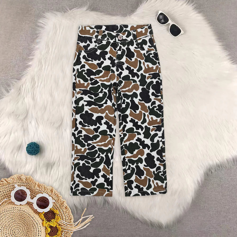 camo girls/boys jeans RTS Sibling Clothes