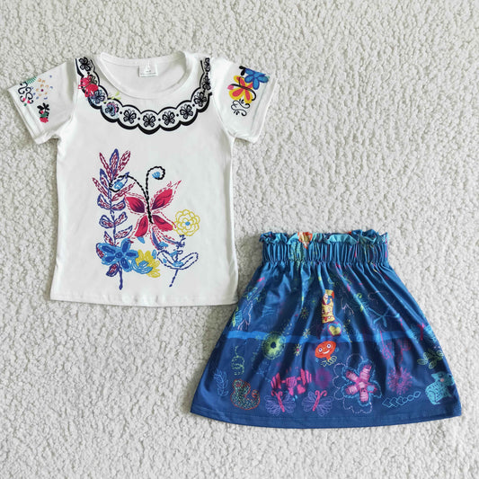 GSD0052 Cartoon Girls Skirts Dress