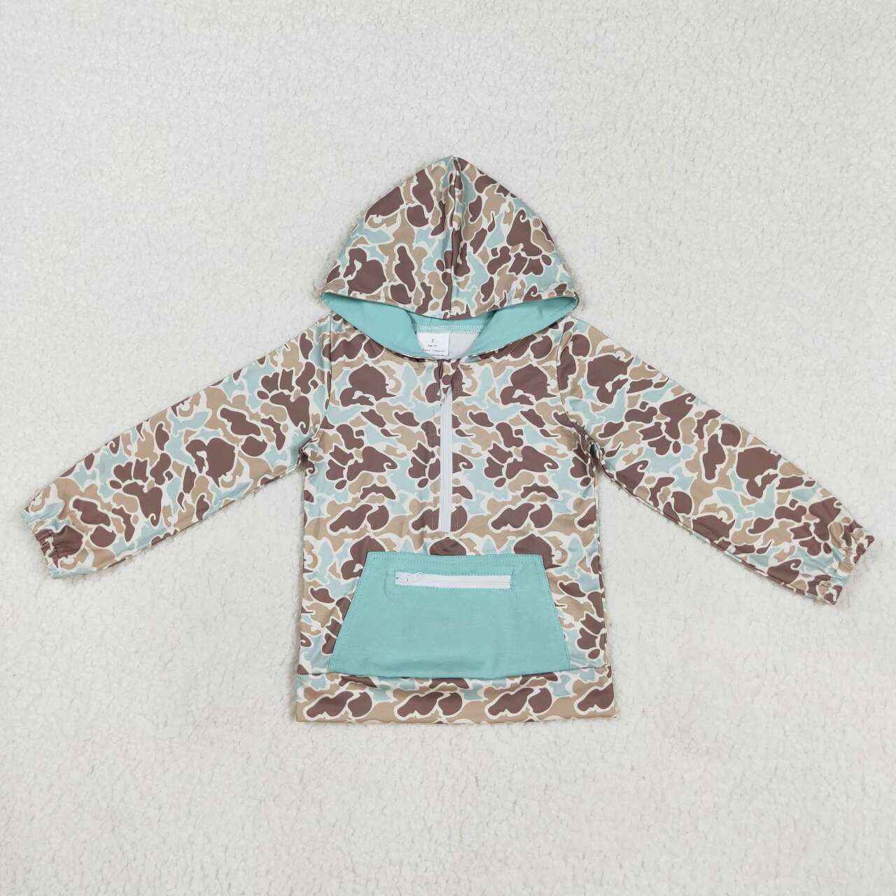 camo hoodie top RTS sibling clothes