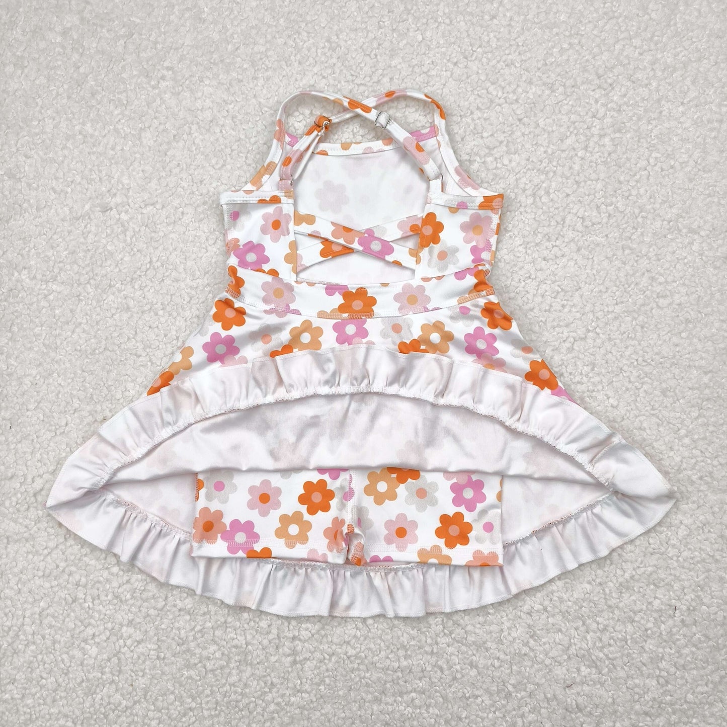 yoga GSD2282 pink flowers blue flowers girls dress
