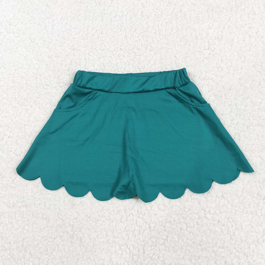 GLK0077 yoga green skirt with shorts girls clothes