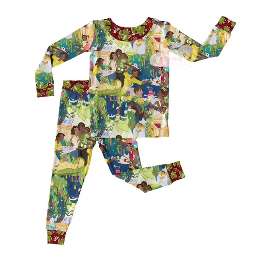 custom S 8.26 Cartoon long sleeve pants kids pajamas