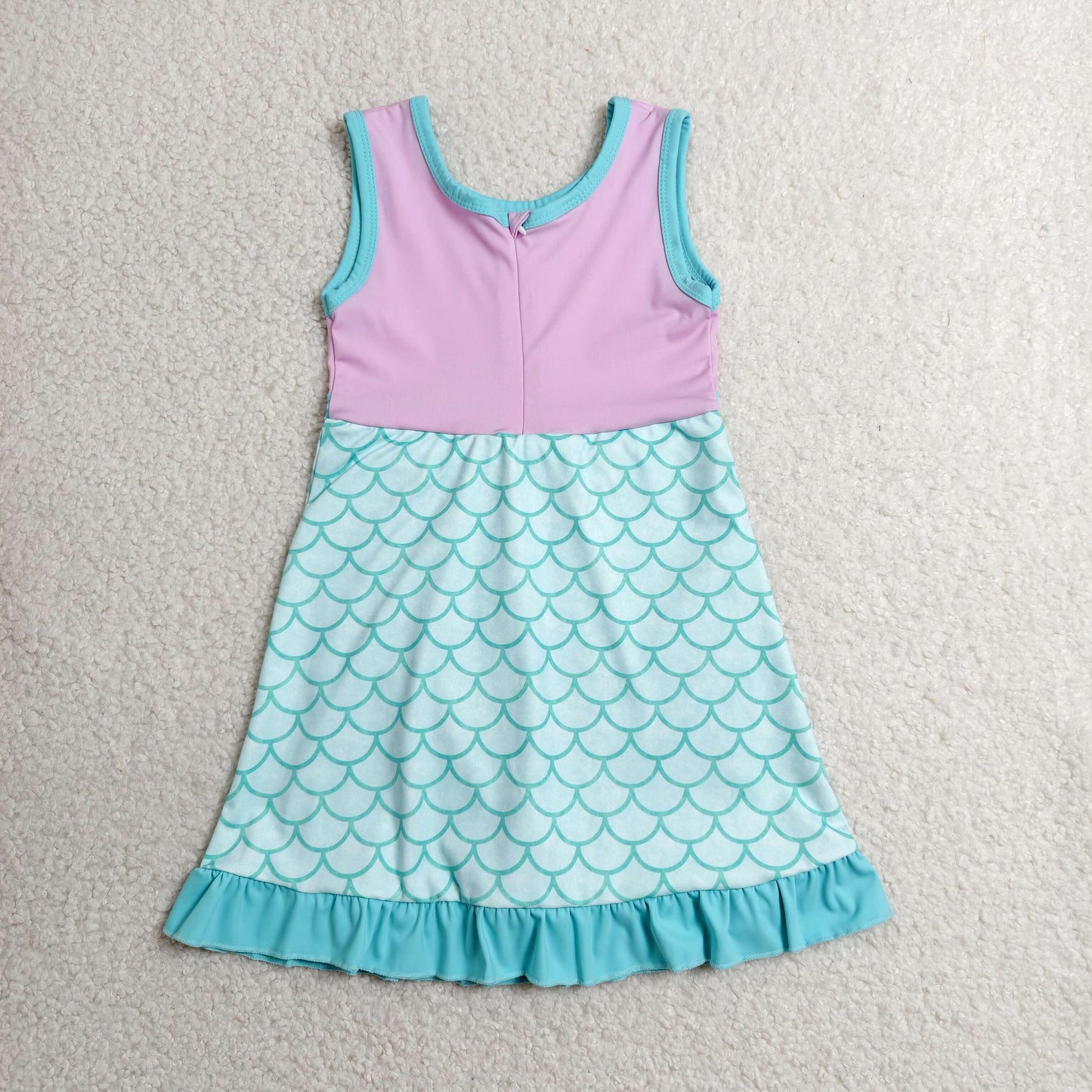 GSD4125 Yoga Light Blue Pink Skorts Girls Dress