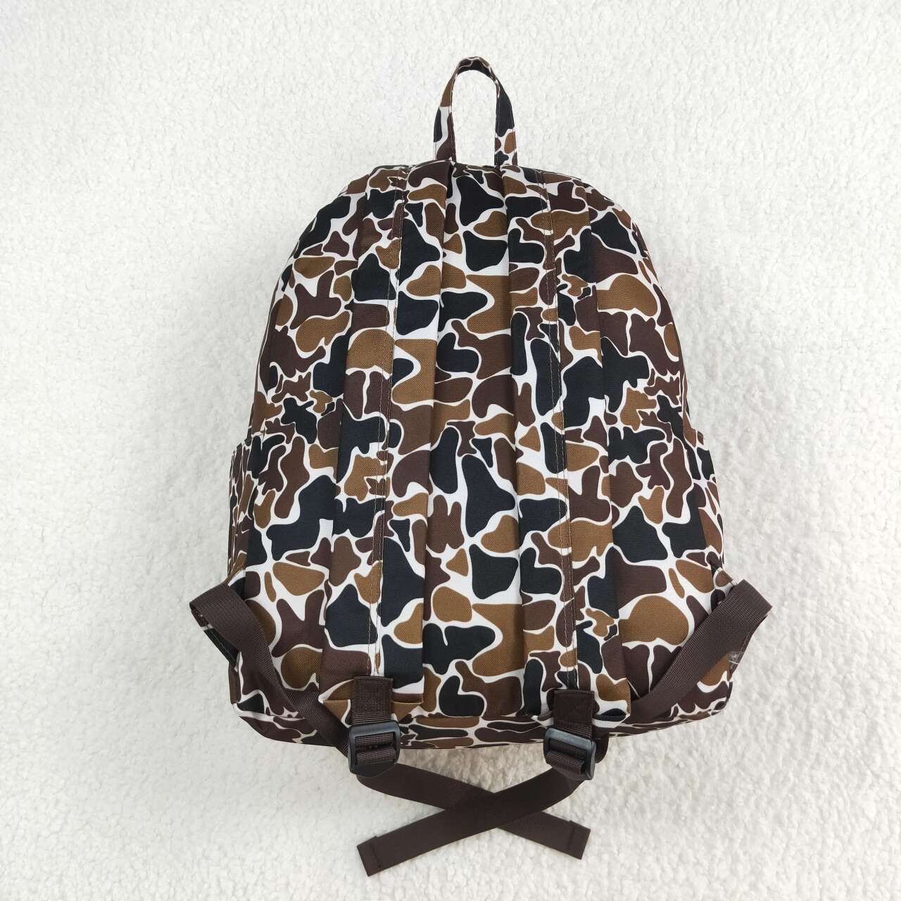 BA0236 brown camo kids bag 17*13.5*5 inches