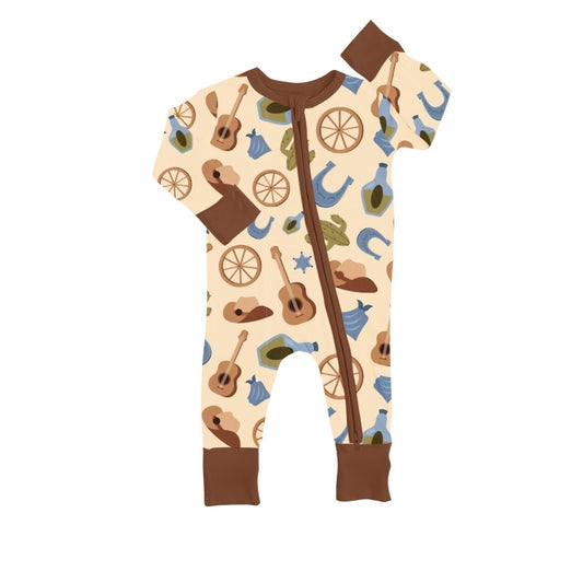 custom S 9.2 Western guitar kids romper