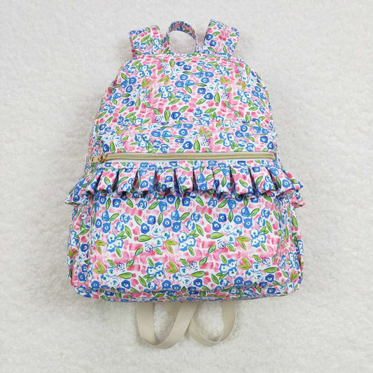 USA SHOP BA0098 Blue Flowers Kids Bag