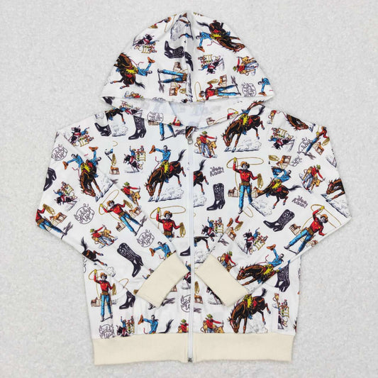 BT0267 Western Hoodie Long Sleeve Boys Top