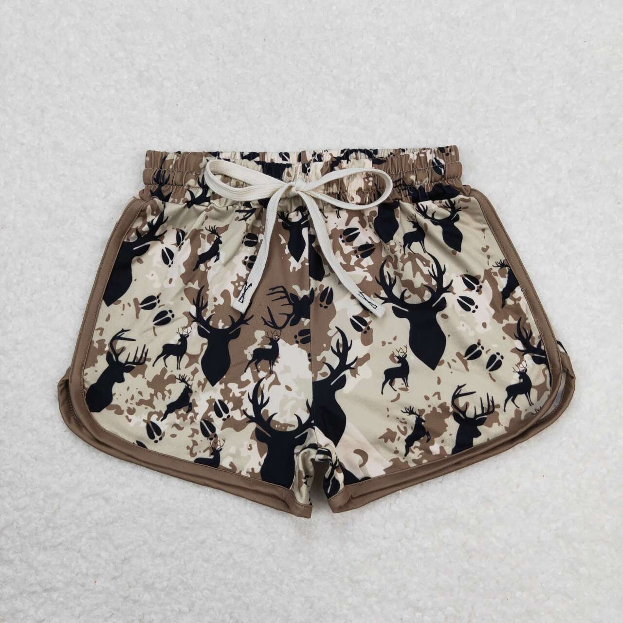 SS0144 Hunting deer camo girls shorts