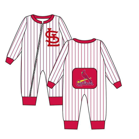 custom S 8.23 red kids romper