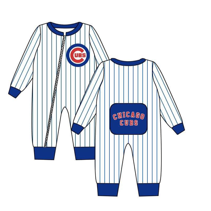 custom S 8.23 blue kids romper