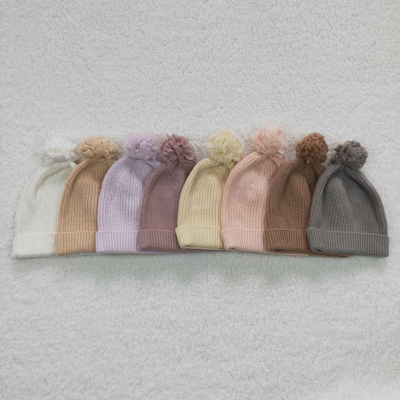 HA0006 Light purple knitter bobble hat