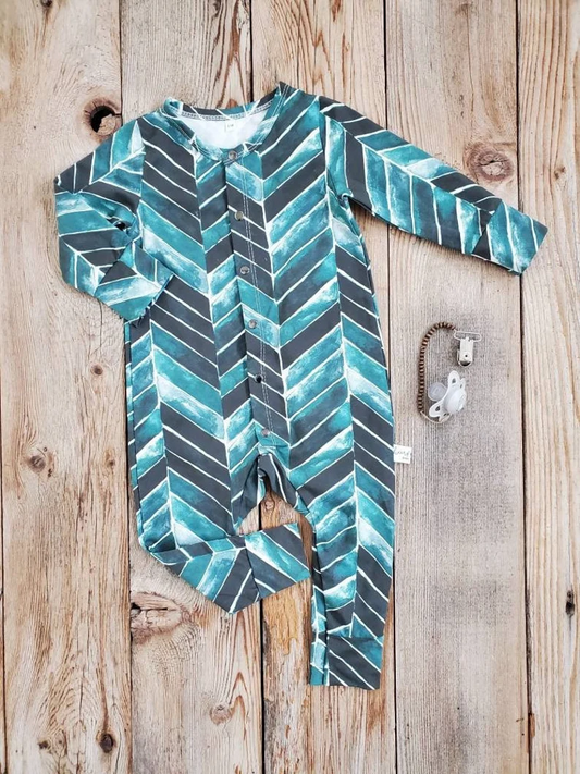 custom S 9.2 Blue kids romper