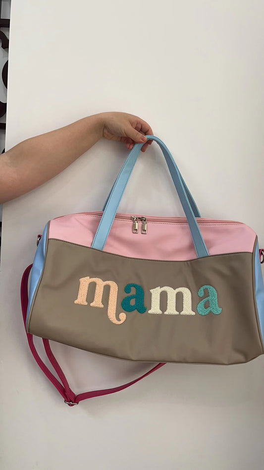 preorder BA0106 Embroidery Mama Grey Bag