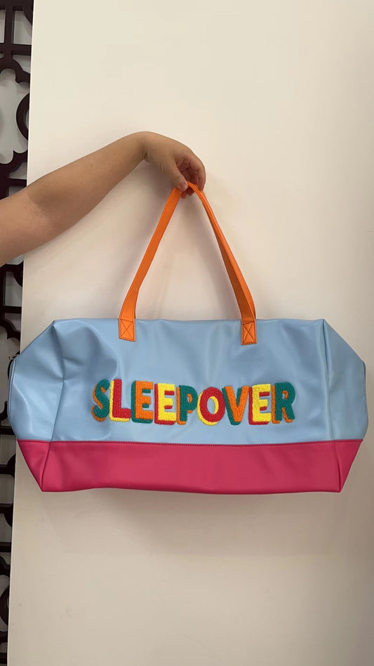 preorder BA0109 Embroidery Sleepover Bag