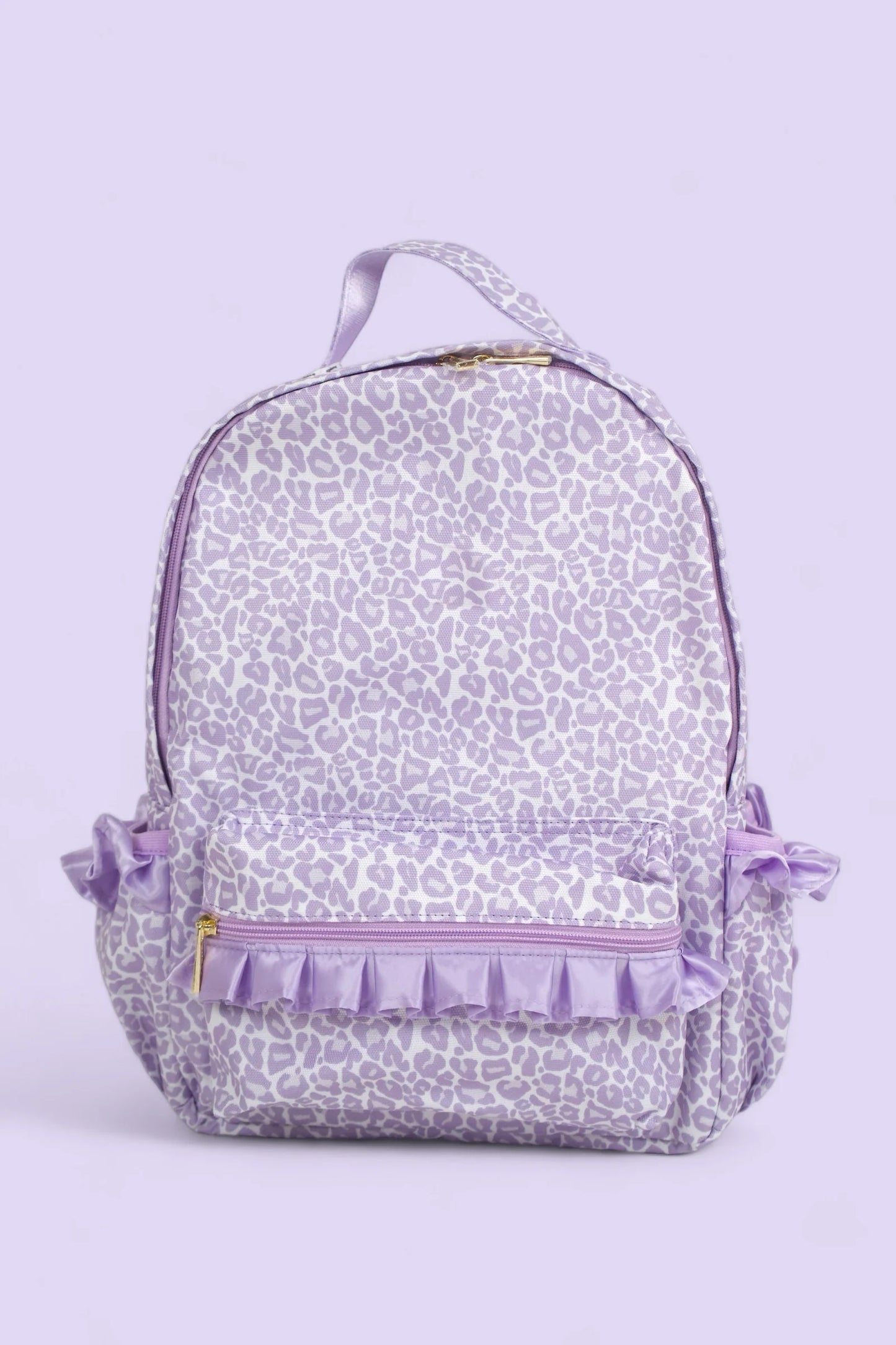 preorder BA0239 purple leopard kids bag