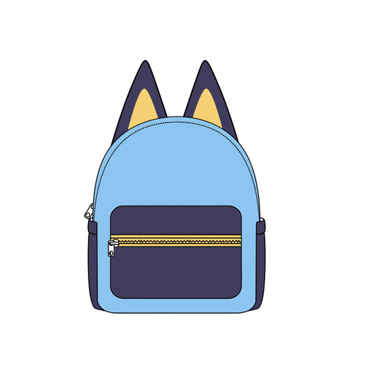 preorder BA0281 cartoon blue kids bag