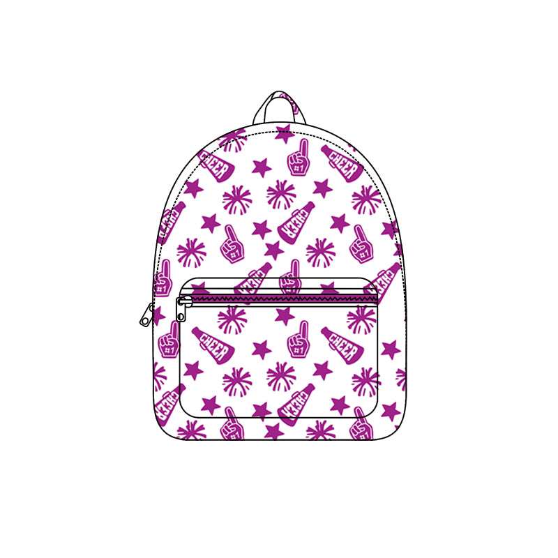 preorder BA0351 cheer star purple bag