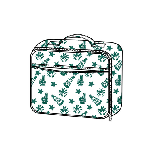 preorder BA0358 cheer star green lunchbox lunch bag
