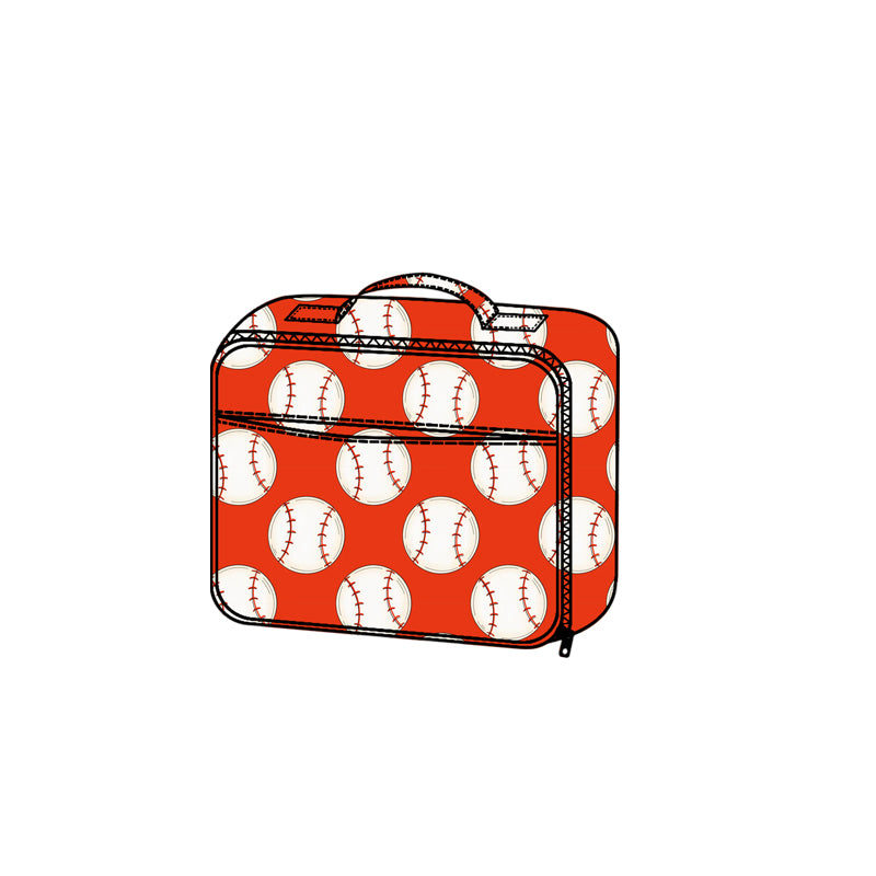 preorder BA0380 play baseball red lunchbox lunch bag
