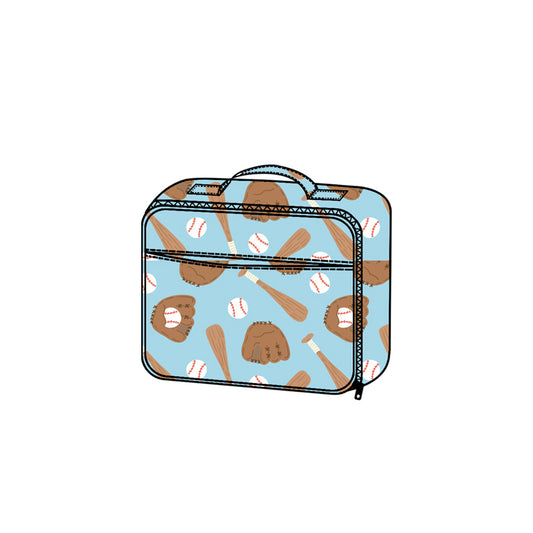 preorder BA0381 play baseball blue lunchbox lunch bag
