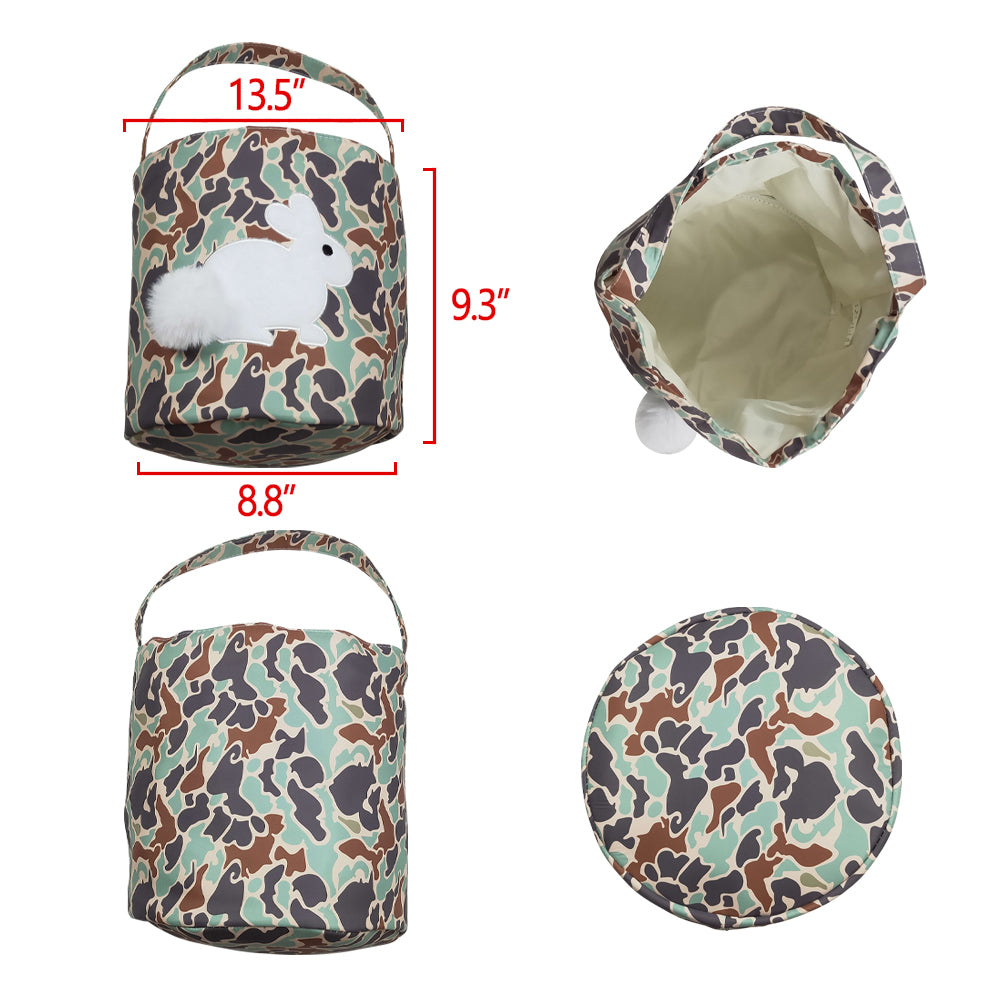 BA0387 Easter Camo Rabbit Kids Bag