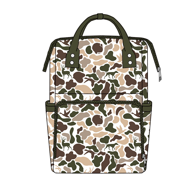 preorder BA0407 Camo Diaper Bag