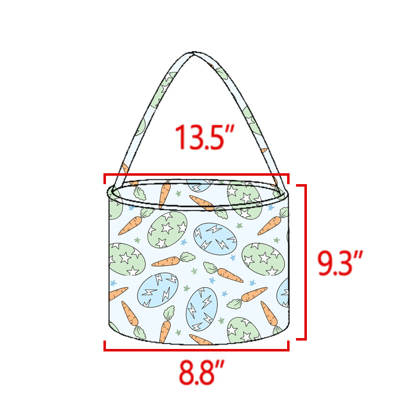 preorder BA0438 Easter Egg Carrot Bag 13.5*9.3*8.8 inches