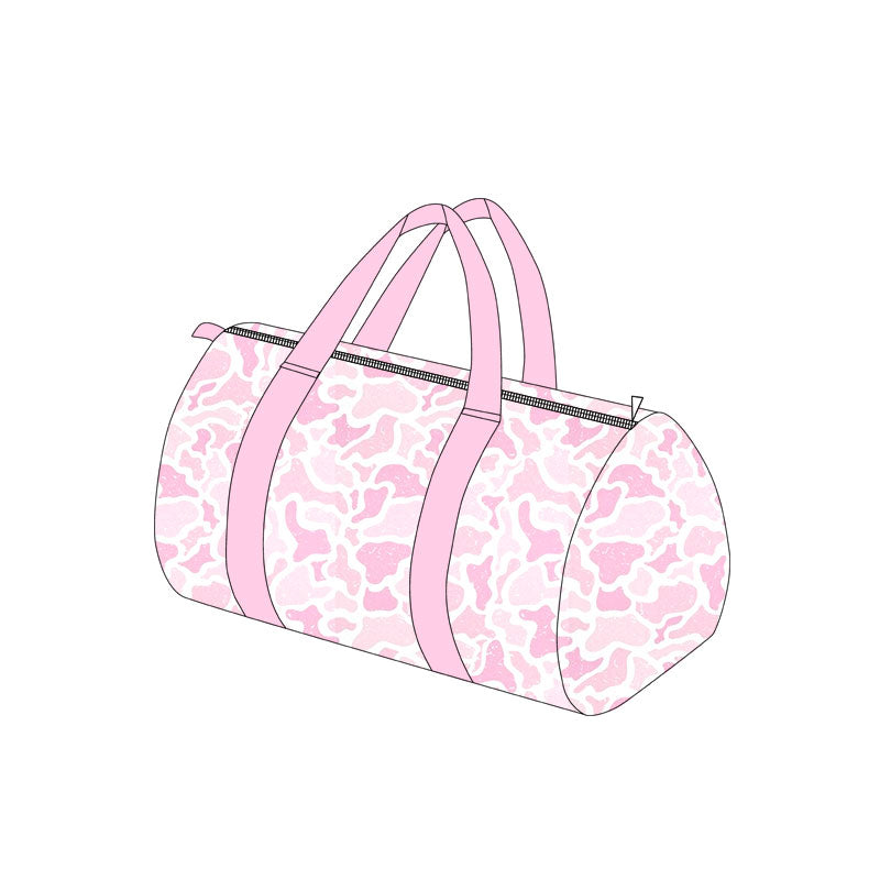 preorder BA0443 Pink Camo Duff Bag