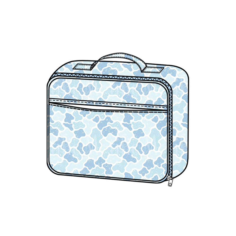 preorder BA0451 Blue Camo Lunchbox Lunch Bag