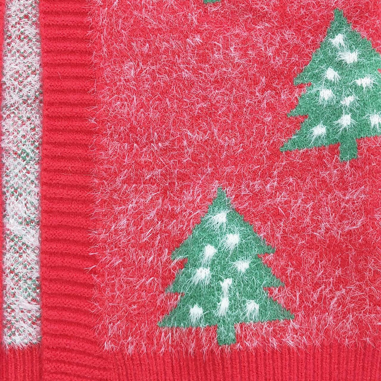 GT0356 Christmas tree red long sleeve kids sweater