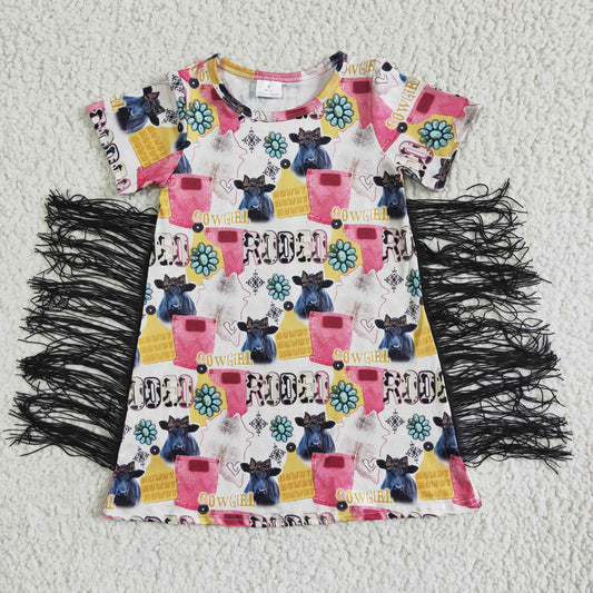 GSD0090 Rodeo Tassels Baby Dress