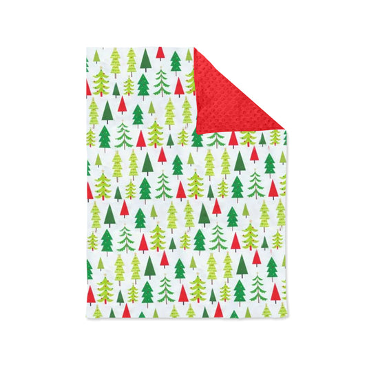 preorder BL0084 Christmas tree green baby blanket