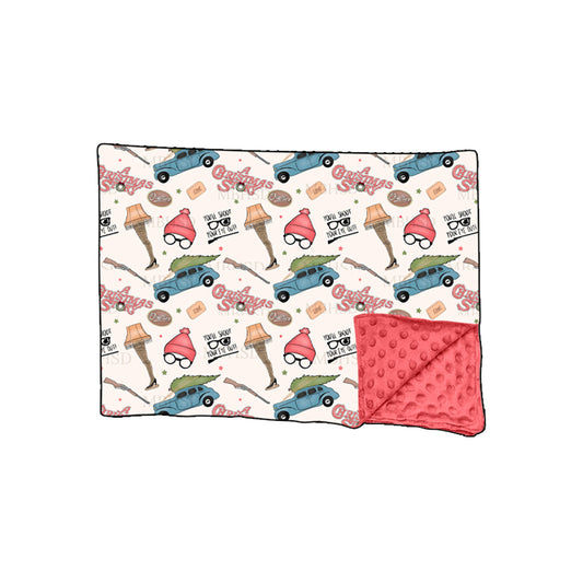 preorder BL0260 Christmas Story Light Baby Blanket