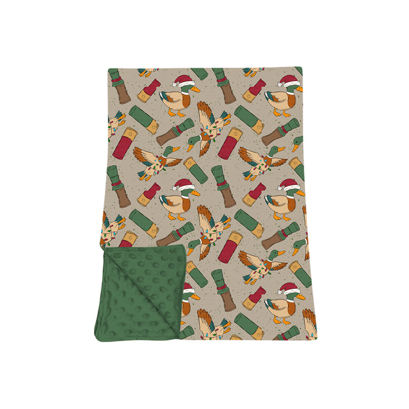 preorder BL0276 Christmas Duck Call Baby Blanket